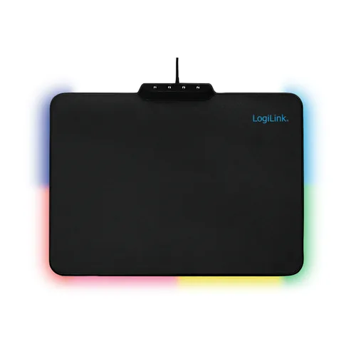 Logilink Gaming Mauspad mit RGB-LED Beleuchtung 7 LED-Farben