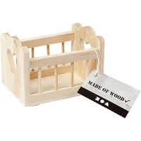 Creativ Company Holzartikel Wiege 8 x 5.5 cm 1 Stück - Breite: 8.5 cm - Höhe: 8 cm - Länge: 8 cm - Produkttyp: Wiege