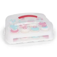 Patisse Cupcake Butler 39 cm - Produkttyp: Cupcakebutler - Materialtyp: Kunststoff - Material: Kunststoff - Detailfarbe: Transparent - Anzahl Etagen: 2 × - Stapelbar: Nein