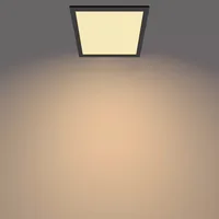 Philips Touch Deckenleuchte SceneSwitch eckig 12W 2700K schwarz - Leuchten Kategorie: Deckenleuchte - Betriebsart: Netzbetrieb - Lampensockel: LED fest verbaut - Farbtemperatur Kelvin: 2700 K - Dimmbar: nicht dimmbar - Farbwiedergabeindex CRI: 80