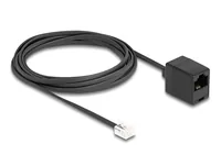 DELOCK Telefonkabel RJ11 Stecker zu RJ45 Buchse schwarz 3m