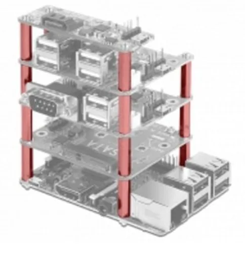 DeLOCK 18215 development board accessory Silver, Stainless steel