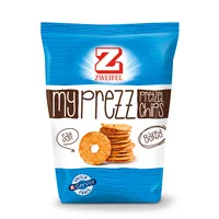 Zweifel Apéro Baked Pretzel Salt 180 g - Produkttyp: Bretzel - Nährwertangabe pro: 100 g - Energiegehalt (in kj): 1690 KJ - Energiegehalt (in kcal): 400 Kcal - Fett: 8 g - Davon gesättigte Fettsäuren: 4 g