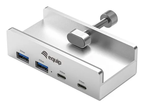Equip 4-Port-Klemm USB-A3.2-Hub->2xUSB-C2xUSB-A 5Gbps