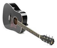 MAX Westerngitarre SoloJam Set Schwarz - Griffbrett: Palisander - Decke: Linde - Decke massiv: Nein - Gitarrengrösse: 4/4 - Mensur: 65 cm - Ausführung: Rechtshänder