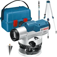 Optisches Nivelliergerät GOL 32 G Professional, mit Baustativ (blau, Koffer, Maßeinheit 400 Gon)