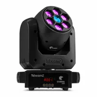 BeamZ Moving Head COBRA 160 - Typ: Moving Head - Leuchtmittel: LED - Ausstattung: Prisma - Lüfter - Gobo - DMX-fähig - Funktionen: Spot