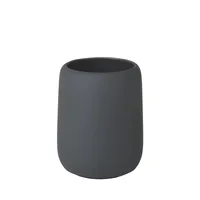 Blomus Zahnputzbecher Sono Anthrazit - Detailfarbe: Anthrazit - Detailmaterial: Keramik - Grundmaterial: Keramik