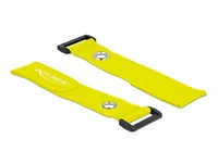 Delock Klettkabelbinder Gelb 280 mm x 38 mm 3 Stück - Breite: 38 mm - Länge: 280 mm - Produkttyp: Klettkabelbinder - Ausstattung Kabelmanagement: Wiederverwendbar - Haftend - Verpackungseinheit: 3 Stück - Material: Klett
