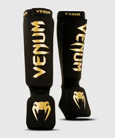 Venum Kontact Shin Guards Gold/Schwarz, XL - Grösse: XL - Produkttyp: Schienbeinschoner - Farbe: Gold - Schwarz - Sportart: Kampfsport