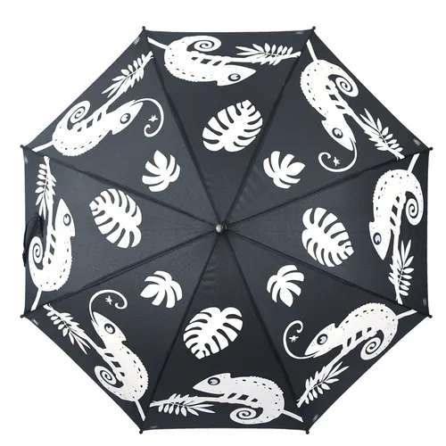 Esschert Design Schirm Chamäleon Mehrfarbig - Schirmtyp: Langschirm - Nachhaltigkeit: Nicht angegeben - Sportart: Lifestyle - Outdoor - Farbe: Mehrfarbig - Länge: 69.3 cm - Schirm-Eigenschaften: Keine