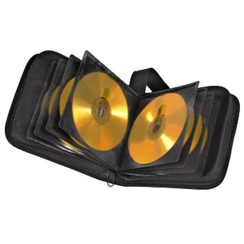 Hama CD / DVD Tasche 32 schwarz                    11615