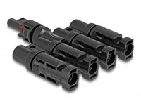 Delock DL4 Solar Konnektor 1x Buchse zu 4x Stecker, IP67 - Zubehörtyp: Steckverbinder