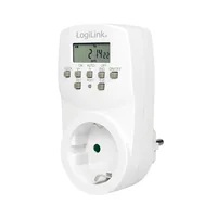 Logilink Zeitschaltuhr, Digitaler Timer, Weiss
