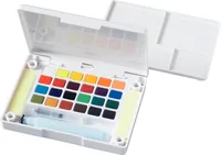 Talens Aquarellfarbe Koi Pocket Field Sketch Box 24 Näpfchen - Art: Aquarellfarbe - Detailfarbe: Mehrfarbig - Set: Ja - Verpackungseinheit: 1 Stück