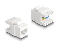 DeLOCK Keystone Module RJ45 jack to LSA Cat.6A toolfree mini