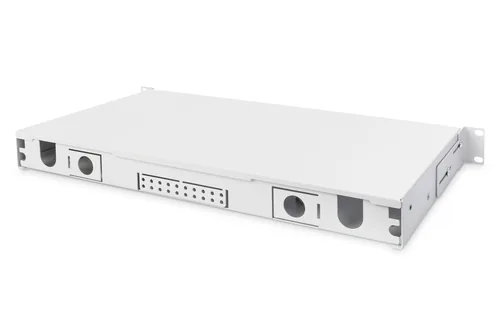 DIGITUS LWL Spleißbox 1HE unbestückt ausziehbar schnellversc