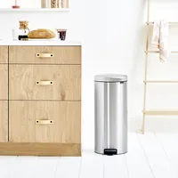 Brabantia Treteimer Newicon 30,0 L Stahl matt
