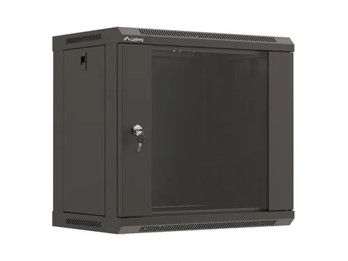 Lanberg WF03-5309-10B rack cabinet 9U Wall mounted rack Black