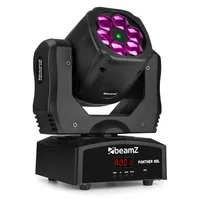 BeamZ Moving Head Panther80 l - Ausstattung: Farbwechsler - Inkl. Fernbedienung - Leuchtmittel: LED - Funktionen: Beam - Typ: Moving Head