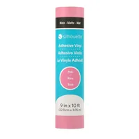 Silhouette Vinylfolie Matt 22.9 cm Pink - Geeignet für Drucker: Nein - Detailfarbe: Rosa - Aussenanwendung: Nein - Selbstklebend: Ja - Aufbügelbar: Nein - Folientyp: Vinylfolie