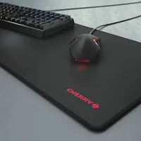 Cherry Mausmatte MP 2000 Premium XXL Schwarz - Tiefe: 800 mm - Breite: 350 mm - Detailfarbe: Schwarz - Form: Eckig - Höhe: 5 mm - Handgelenkauflage: Nein