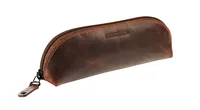 Maverick Schlamperetui Original Oval 21 x 6 cm, Braun - Breite: 21 cm - Höhe: 6 cm - Gefüllt: Nein - Etui-Art: Schlamperetui - Material: Leder - Detailfarbe: Braun