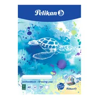 PELIKAN Zeichenblock 101684 weiss A3, 100 g/m2