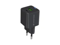 CONCEPTRONIC Ladegerät 2Port GaN USB-C-A 20WPD3.0PPS sw