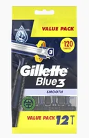 Gillette Einegrasierer Blue 3 Smooth 12 Stück - Einweg Rasierer: Ja - Typ: Klingen Rasierer - Anwender: Herren - Körperbereich: Gesicht - Natürlich Leben: Keine Besonderheiten