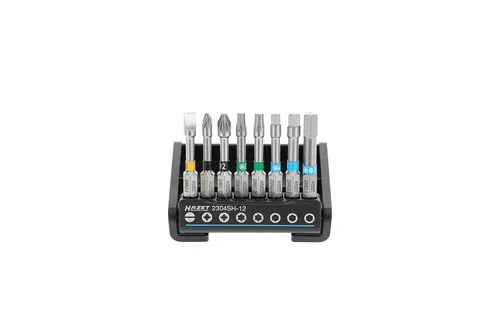 SmartHolder 2304SH-12, Bit-Satz 1/4"" (schwarz, 8-teilig, lange Bits mit Torsionszone)