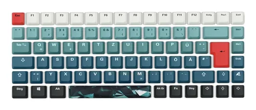 SKILLER SGK50 S3 Design Bundle D1 (graugrün/rot)