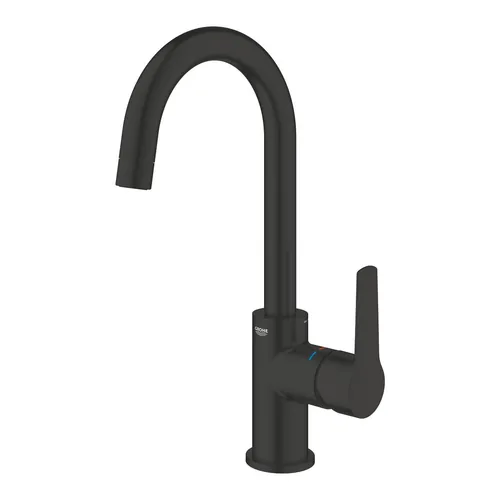 GROHE Küchenarmatur Start Mattschwarz - Material: Metall - Montage: Einlochmontage - Anschlussmass: 3/8 - Ausziehbare Brause: Nein - Anzahl Strahlarten: 1 - Farbe: Schwarz