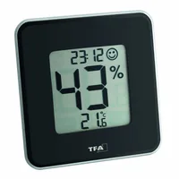 TFA Dostmann Thermo-/Hygrometer STYLE Schwarz - Detailfarbe: Schwarz - Typ: Thermo-/Hygrometer - Anwendungsbereich: Temperaturmessung