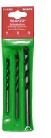 kwb Stein- und Betonbohrer-Set 5-8 mm 3-teilig - Bohrerschaft: Zylinderschaft - Set: Ja - Bohrertyp: Stein- und Betonbohrer-Set - Bohrlochdurchmesser: 5-8 mm