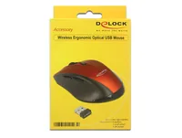 Delock Maus ergonomisch optisch 5-Tasten 2,4 GHz wireless