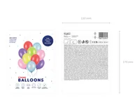 Partydeco Luftballon Uni Strong Metallic 10 Stück, Mehrfarbig, Ø 30 cm - Packungsgrösse: 10 Stück - Grösse: 30 cm - Motiv: Kein - Produkttyp: Luftballon - Material: Latex - Detailfarbe: Ocean Blue Metallic - Mehrfarbig