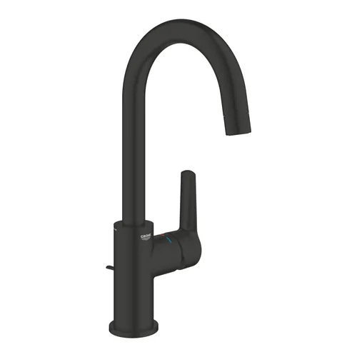 GROHE Küchenarmatur Start Mattschwarz - Material: Metall - Montage: Einlochmontage - Anschlussmass: 3/8 - Ausziehbare Brause: Nein - Anzahl Strahlarten: 1 - Farbe: Schwarz