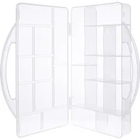 InLine Kleinteilebox - 11 Fächer - Abmessungen: 271x186x40mm - transparent