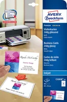 Avery C32028-10 non-adhesive label 80 pc(s) White Rectangle