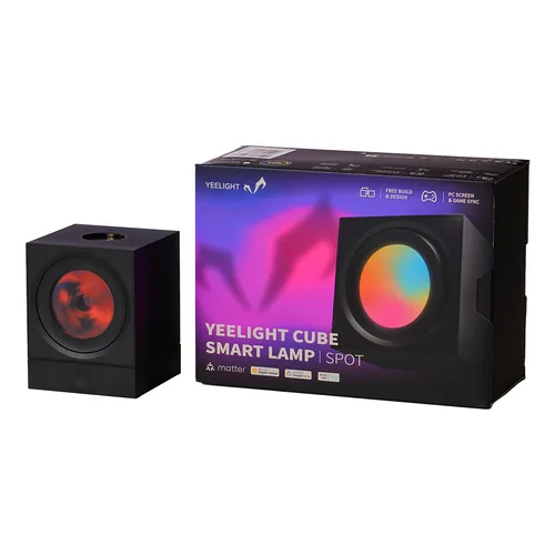 Gaming light panel YEELIGHT SMART CUBE LIGHT SPOT base (YLFWD-0008) Black