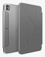 Uniq Smart Cover Camden Ipad Pro 13 (2024) Grau - Kompatible Hersteller: Apple - Bildschirmdiagonale: 13  - Detailfarbe: Grau - Tablet Kompatibilität: iPad Pro 13 (M4/2024) - Material: Polycarbonat (PC) - Polyurethan (PU) - Eigenschaften: Keine Eigenschaf