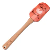 Städter Teigschaber Sweet Love Mehrfarbig, 25 cm - Set: Nein - Spülmaschinenfest: Nein - Material Küchenhelfer: Holz - Silikon - Detailfarbe: Mehrfarbig
