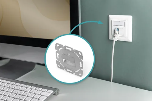 DIGITUS PROFESSIONAL FACE PLATE FOR KEYSTONE MODULES IN