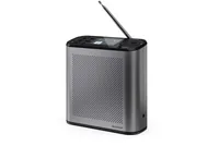 Sharp DAB+ Radio DR-P530 Grau - Widerstandsfähigkeit: Keine Angabe - Radio Tuner: DAB+ - FM - Stromversorgung: Akkubetrieb - Netzbetrieb - Detailfarbe: Grau - Streaming Formate: Keine - Ausstattung: Datumsanzeige - Display - Senderspeicher