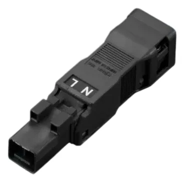 Rittal Stecker für Durchgangsverdrahtung, 2-polig, 100-240V