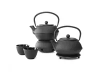 Bredemeijer Teekanne Jang   0,8l Gusseisen schwarz + Filter G001Z