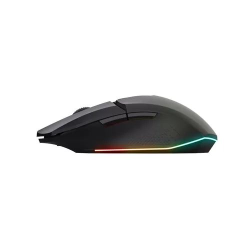 Trust Gaming-Maus GXT110 Felox Schwarz - Maus Features: Umschaltbare DPI-Auflösung - Daumentaste - Beleuchtung - Scrollrad - Bedienungsseite: Universal - Detailfarbe: Schwarz - Gewicht: 92 g - Verbindungsart: Kabellos - Schnittstelle: USB-A