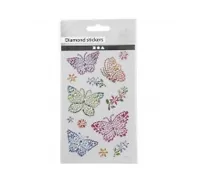 Creativ Company Glitzersticker 15 x 16.5 cm 1 Blatt - Motiv: Schmetterling