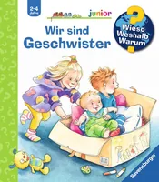Ravensburger Kinder-Sachbuch WWW Wir sind Geschwister - Sprache: Deutsch - Altersempfehlung ab: 2 Jahren - Einband: Spiralbindung - Anzahl Seiten: 16 - Thema: Wieso? Weshalb? Warum? - Altersgruppe: Kleinkinder
